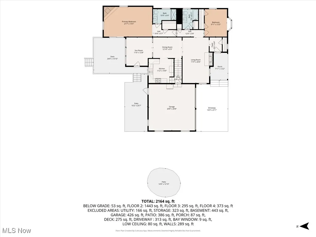 View of  first floor room layout