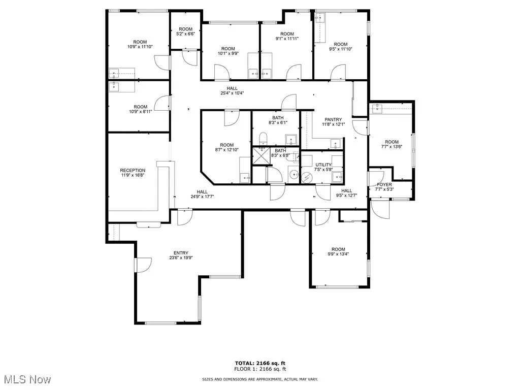 View of floor plan / room layout