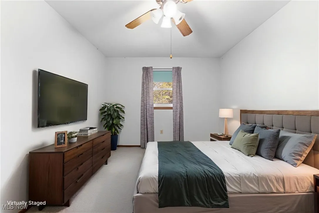 Virtually staged fourth bedroom