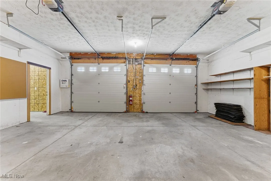 Inside of the detached garage