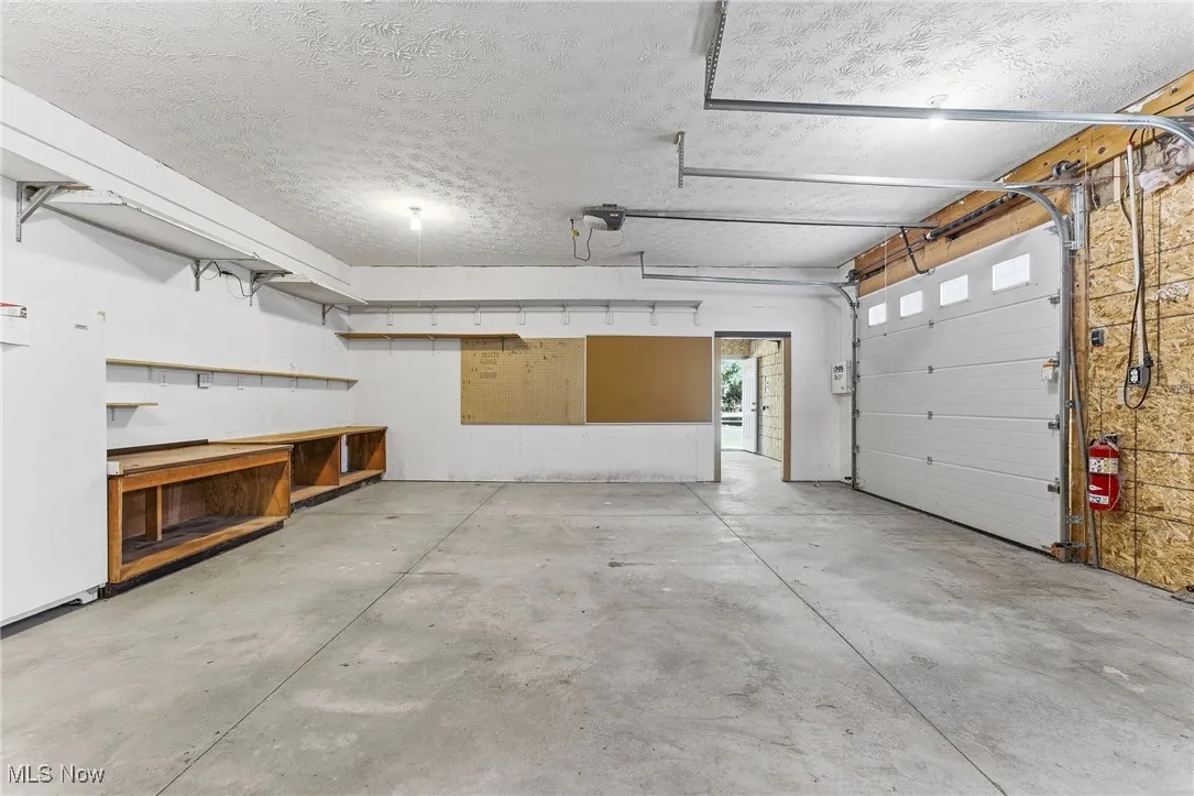 Inside of the detached garage