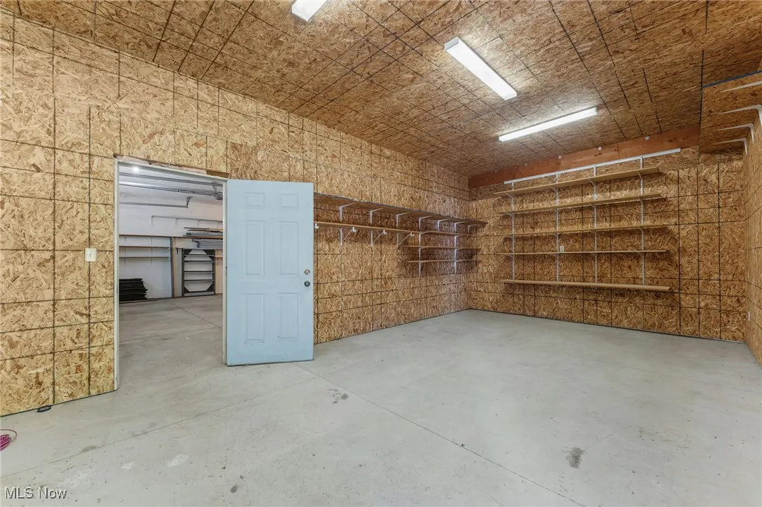 Inside of the detached garage