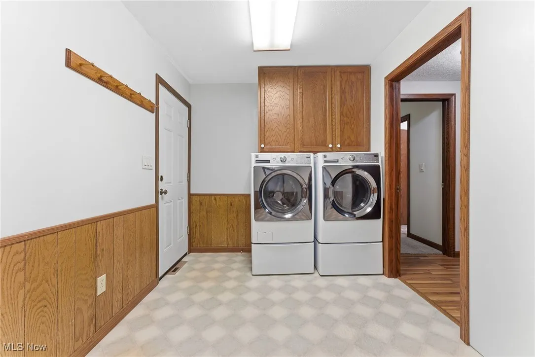 First floor laundry