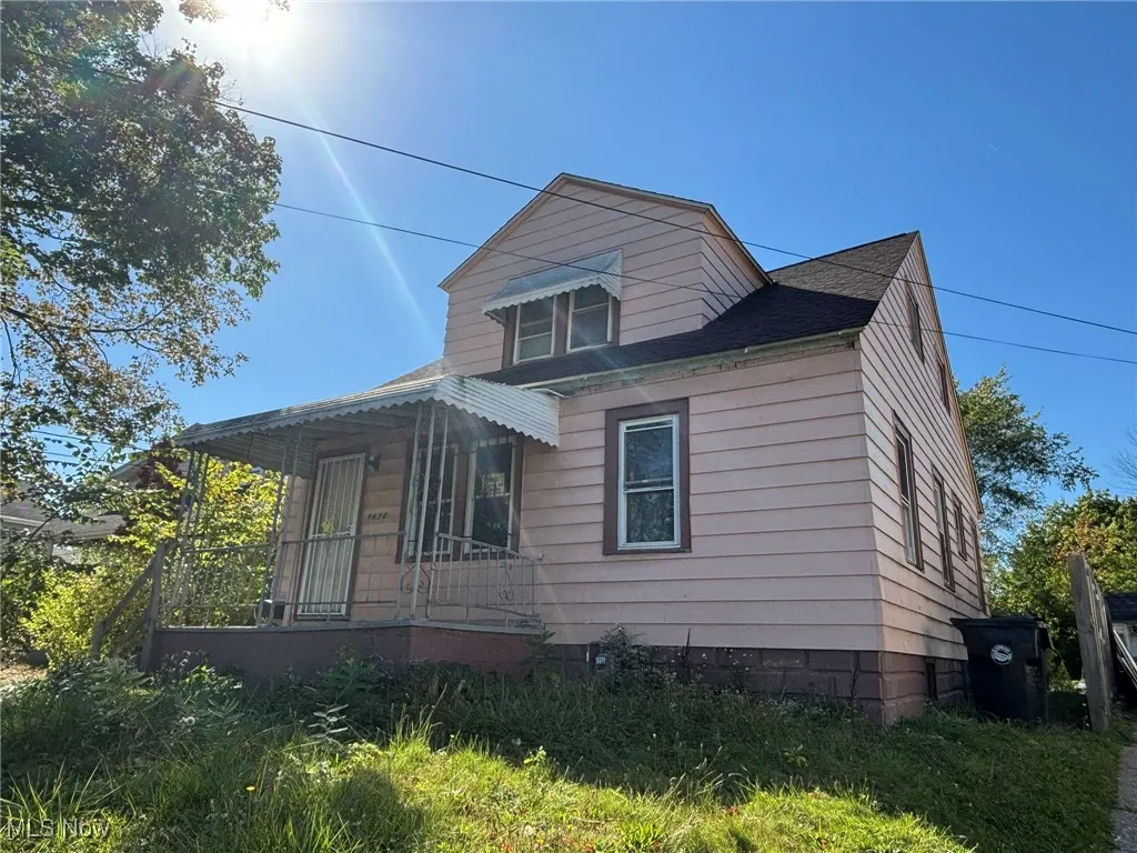 View of front of property with a porch