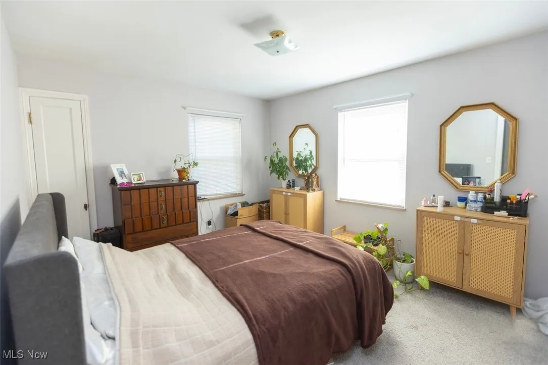 Up bedroom 1 with a view of carpeted bedroom