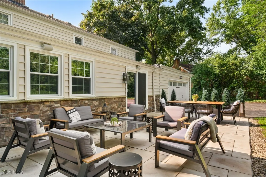 With space for both relaxing and dining, there are endless options for entertaining on the patio or just dining alfresco on a random summer night.