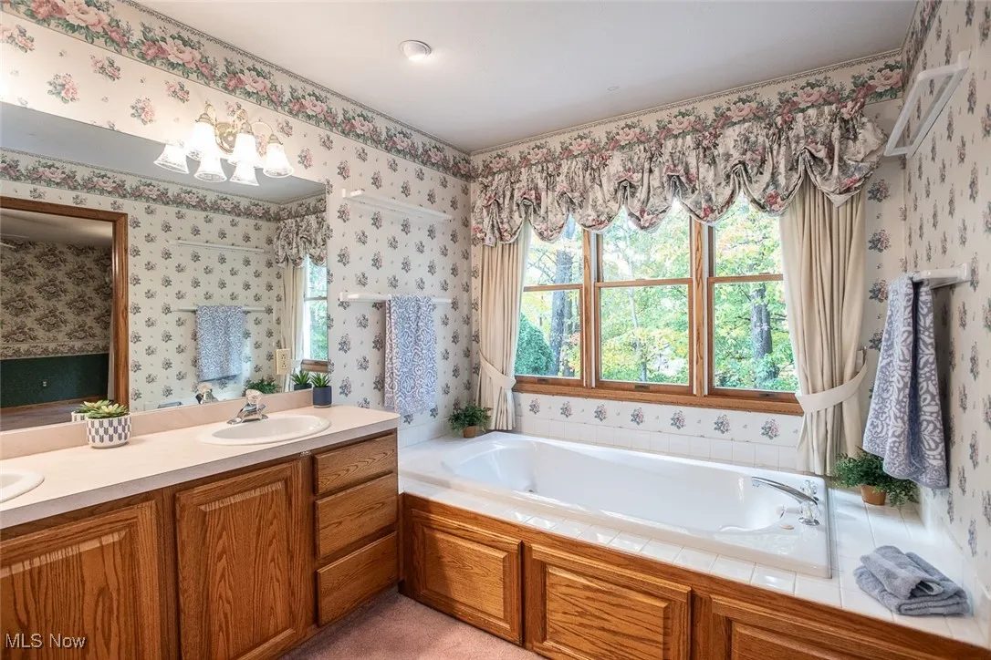 Owners bathroom lots of space and natural light