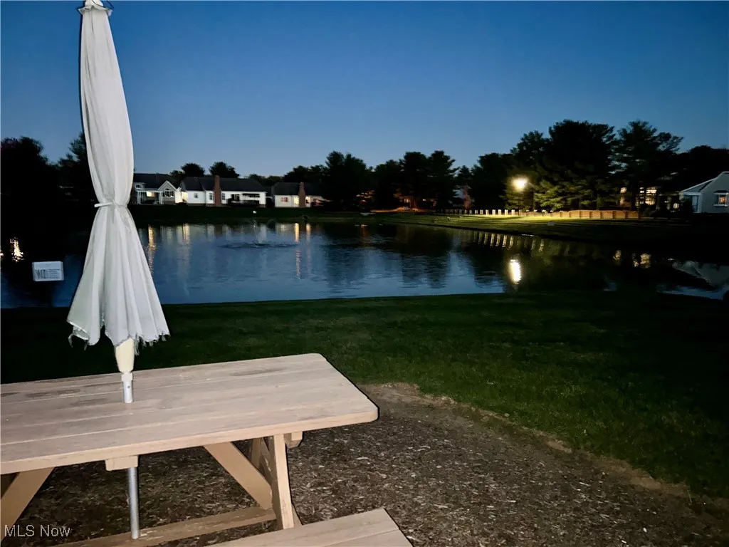 The desirable Briarthorn Condominiums community on a fall evening!