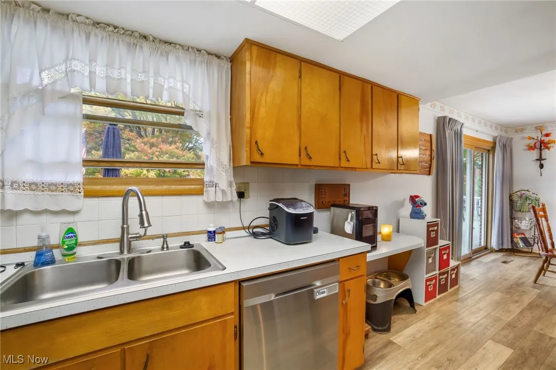 Kitchen with LVT flooring