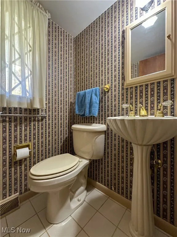 First floor half bath