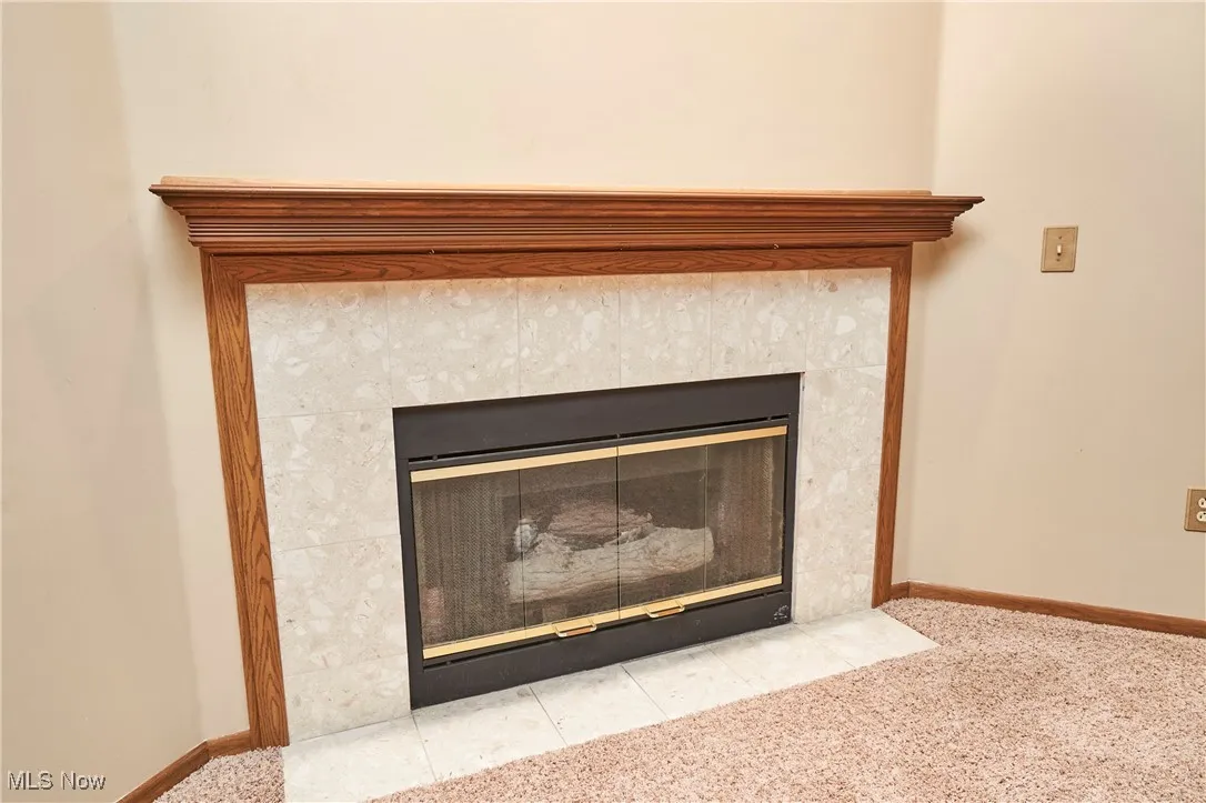 Gas Fireplace in Living Room