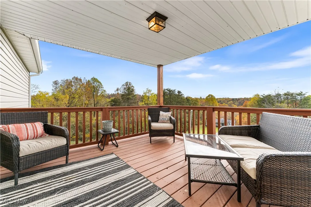 Deck off kitchen area