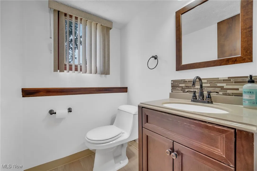 half bath, first floor, adjacent to first floor bedroom