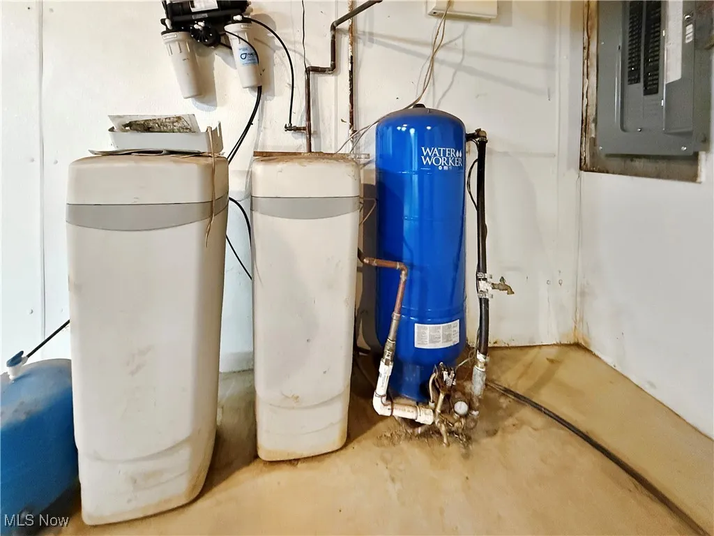 Utility room featuring electric panel