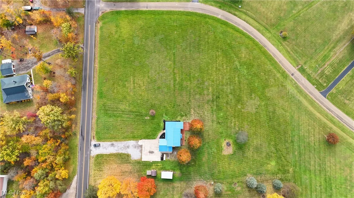 Aerial overview of property's location