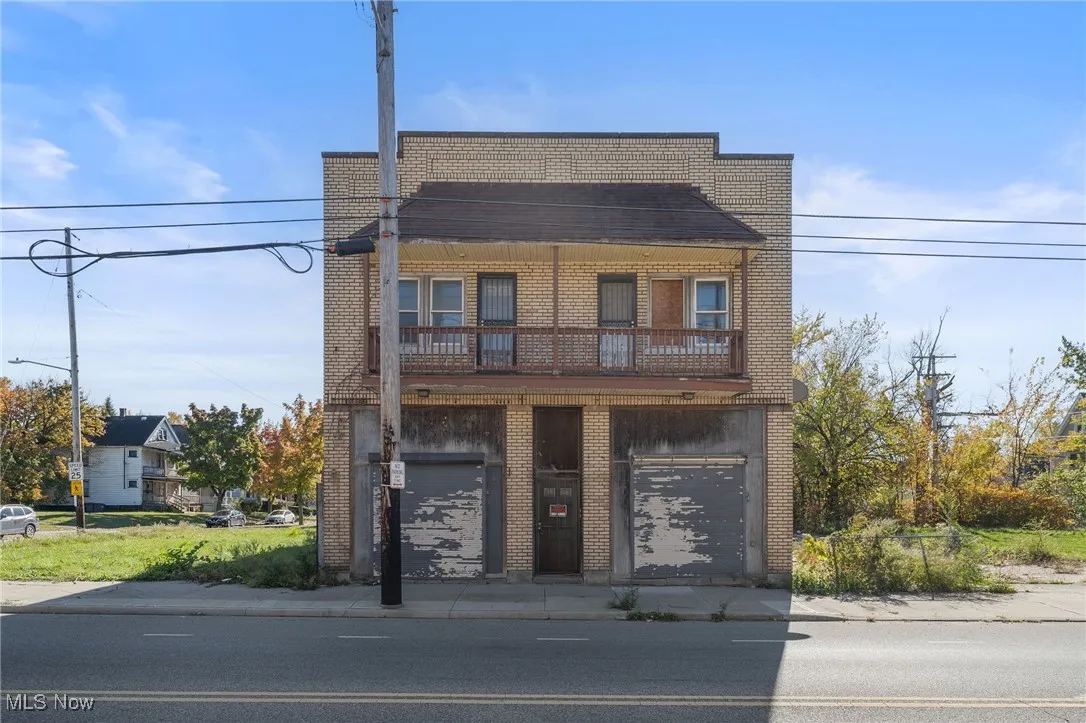 View of front of structure