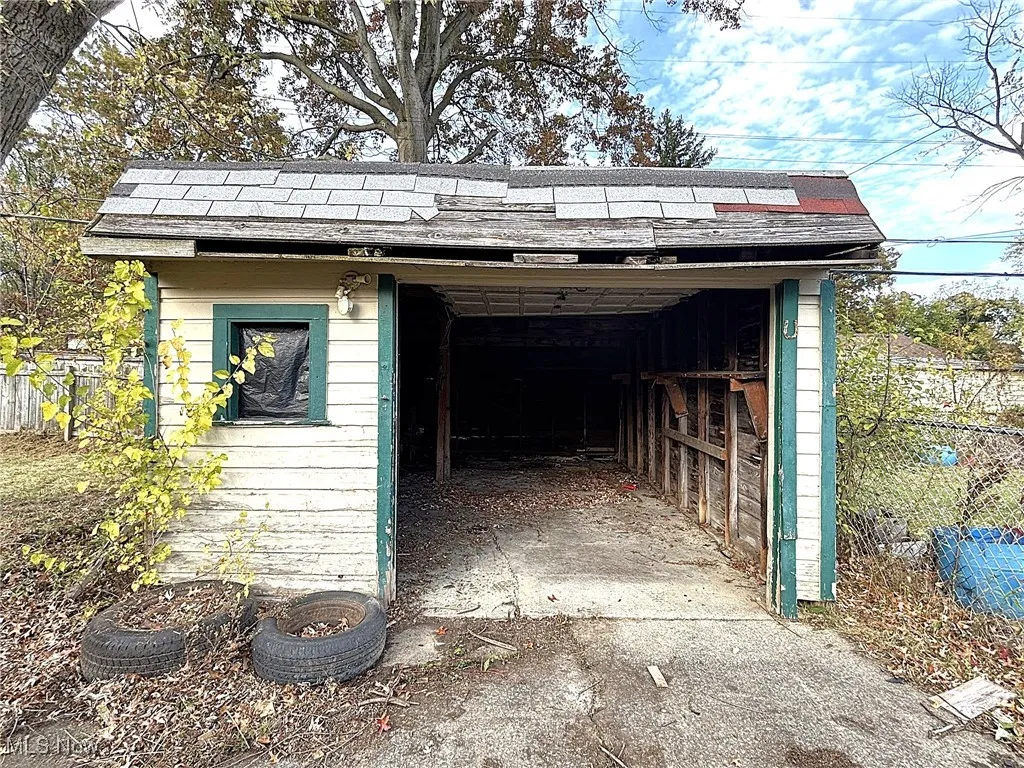 View of outdoor structure