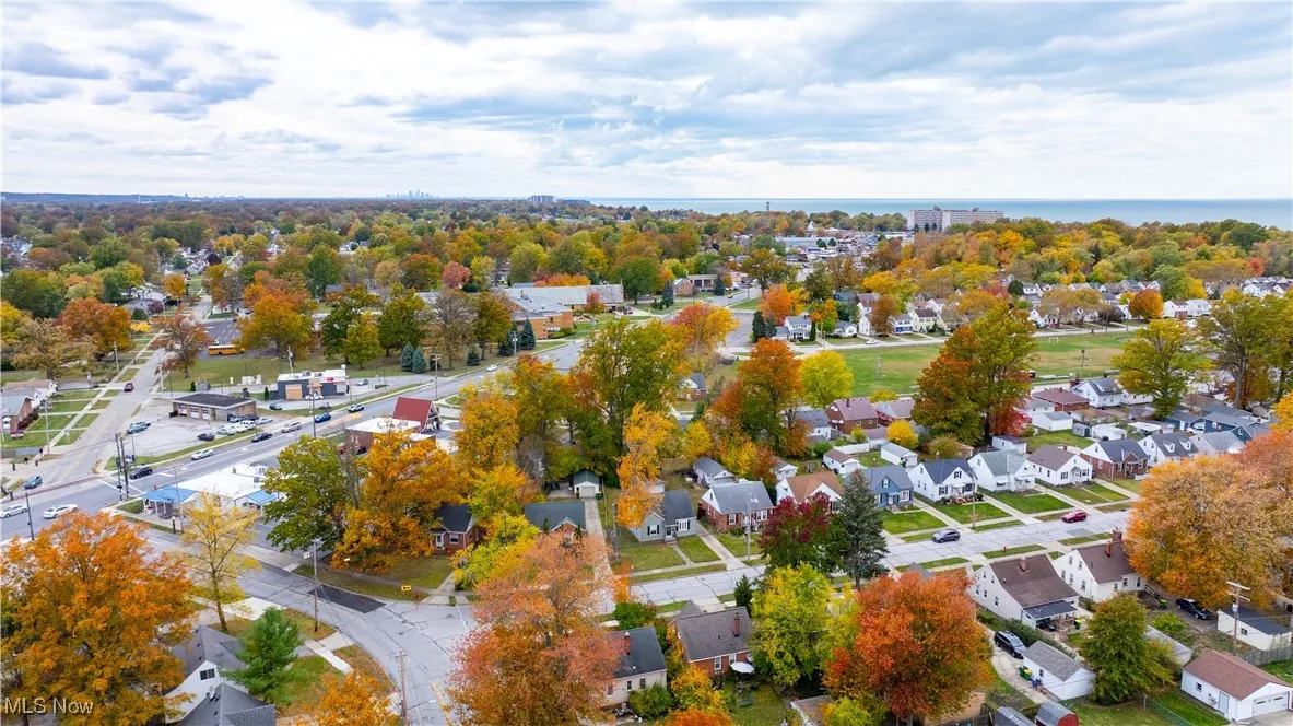 Aerial front of home