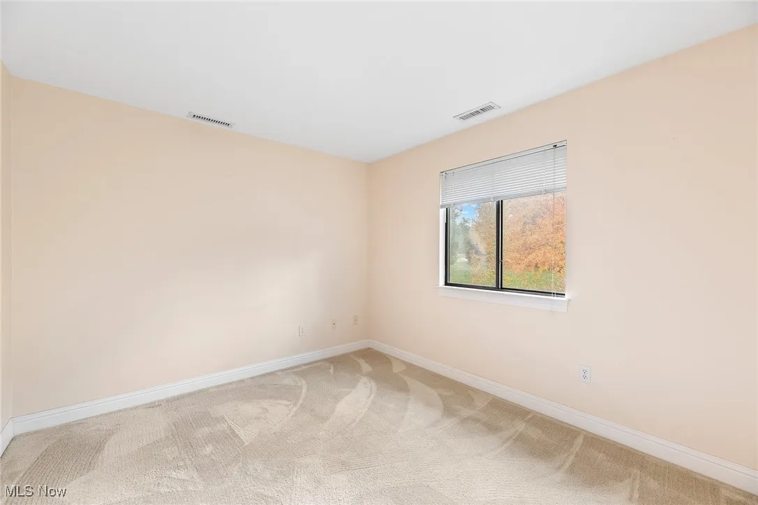 Unfurnished room featuring carpet and baseboards