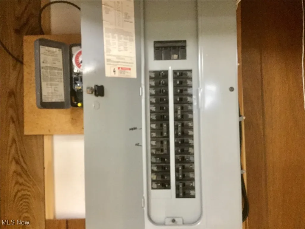 Utility room with electric panel