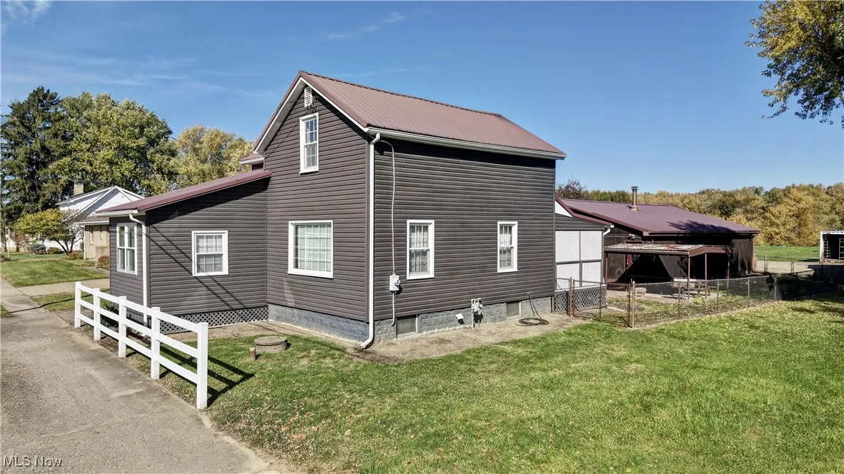 View of home's exterior featuring a patio