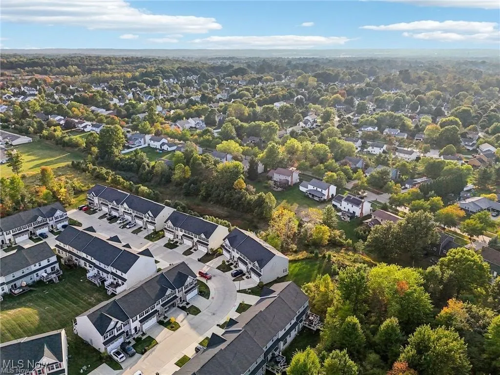 Aerial view of property and surrounding area