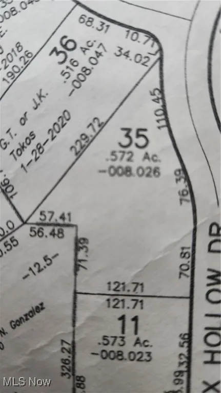 Parcel map, lot 35