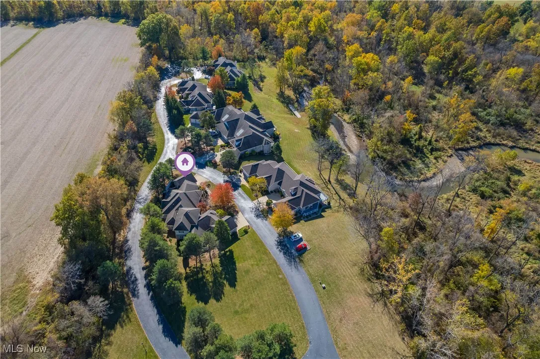 Aerial view of property and surrounding area