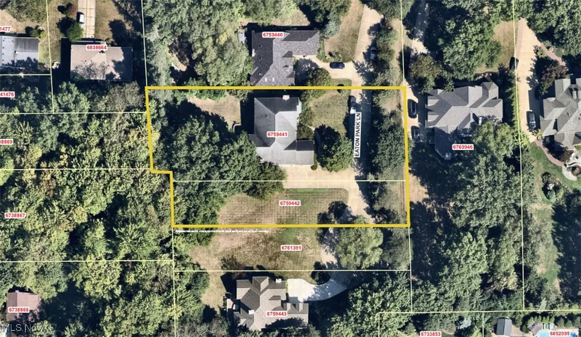 Map of property location with property boundaries highlighted