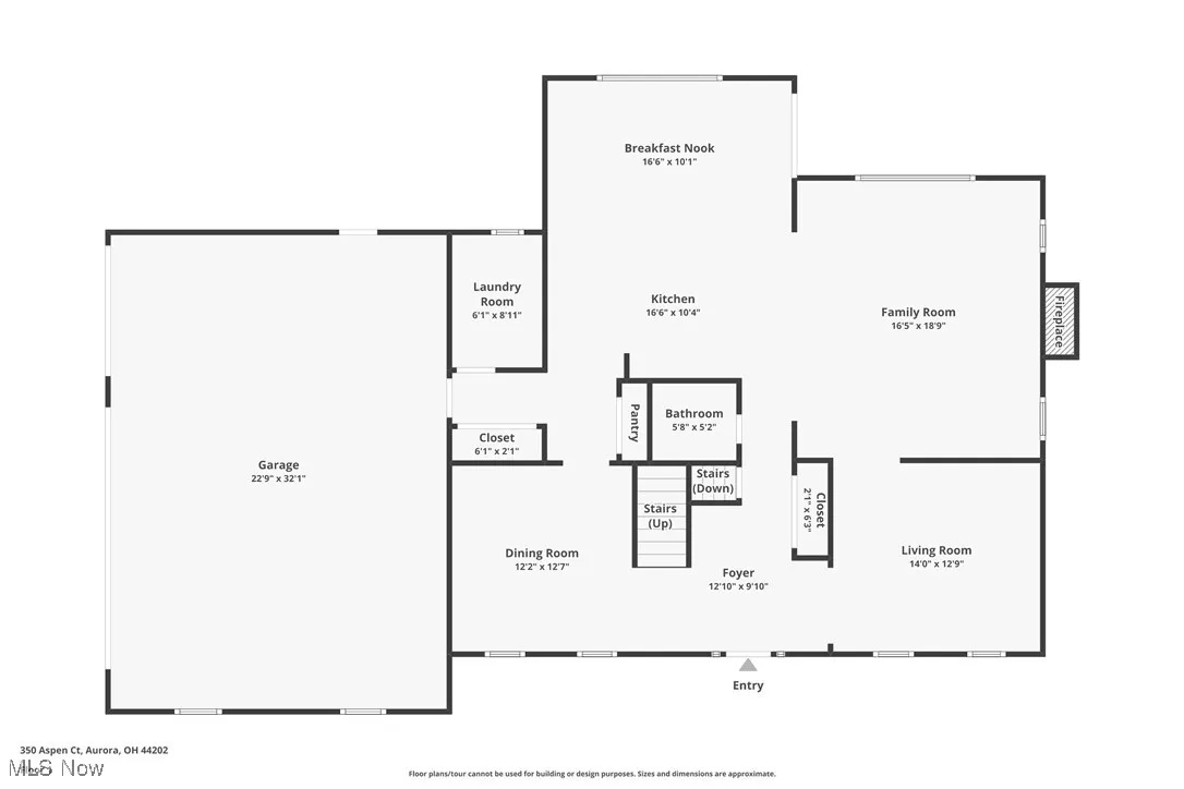View of floor plan / 1st floor room layout