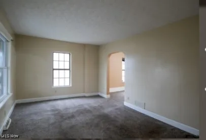 Living Room with carpet and fresh paint