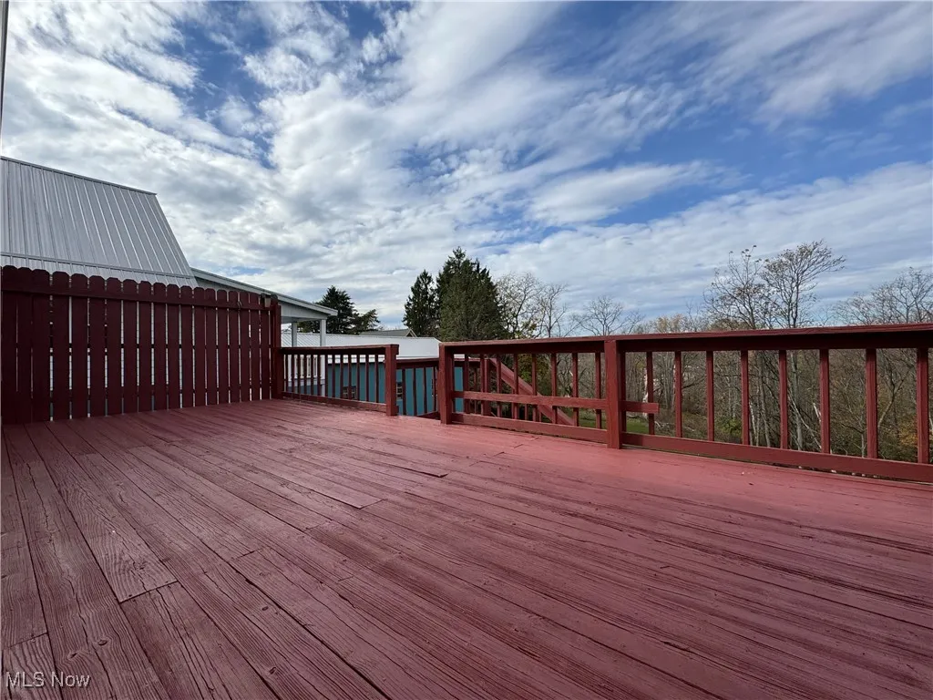 View of deck