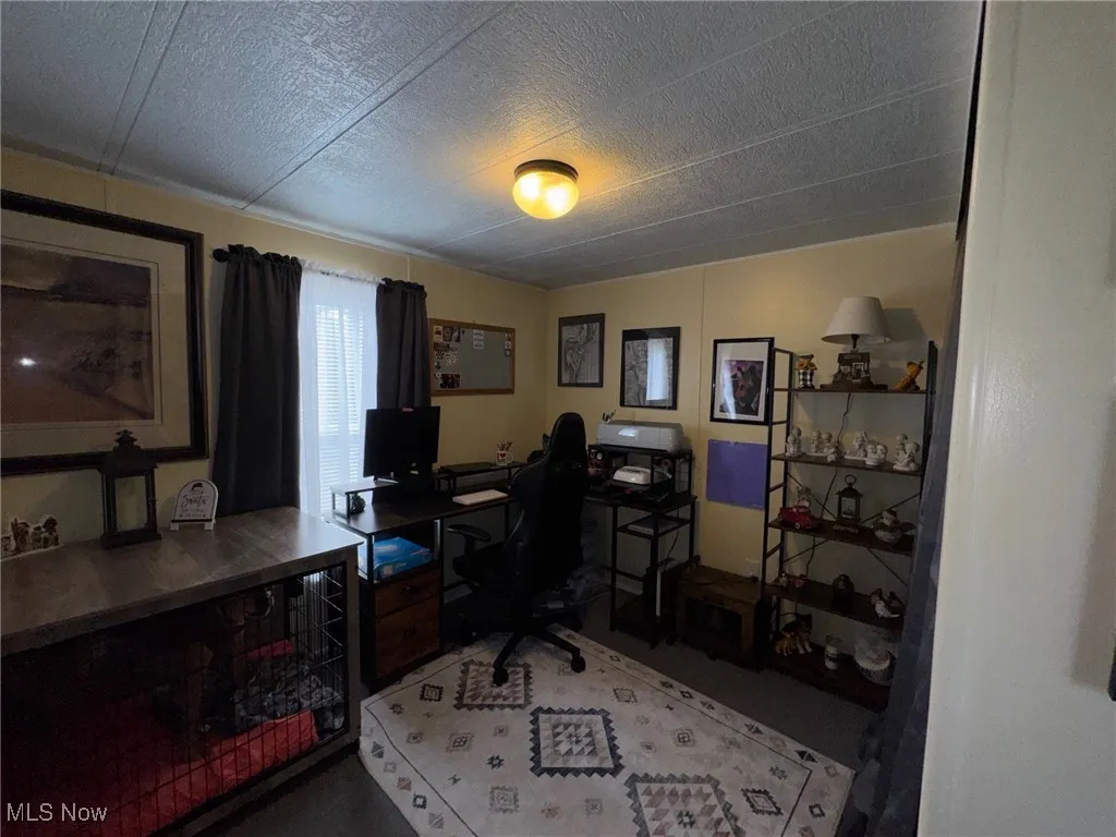 Office area used in guest bedroom/ office.