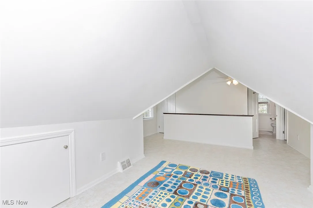Bonus room with lofted ceiling