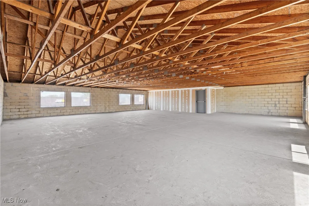 Miscellaneous room with a garage