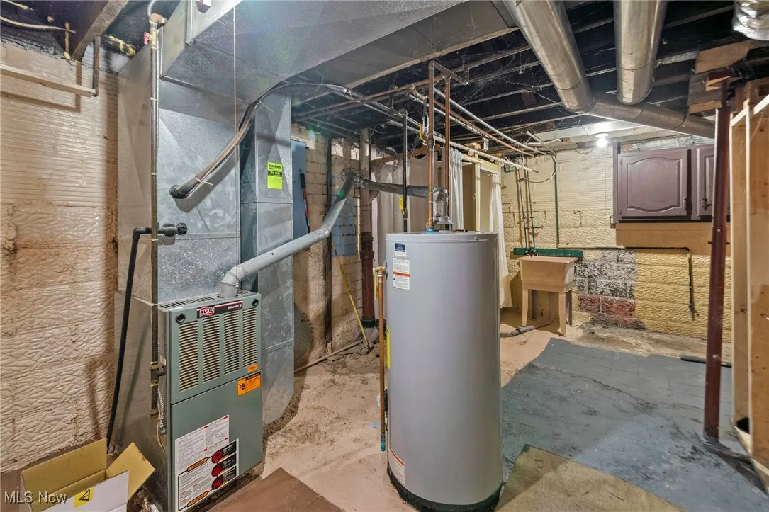 Utilities with water heater