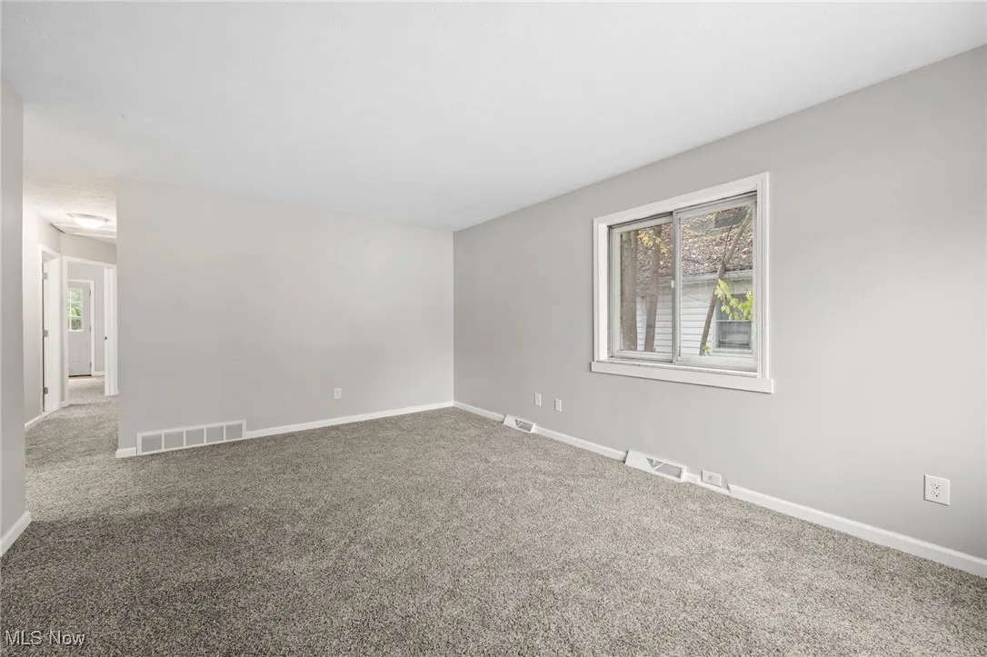 Empty room with carpet