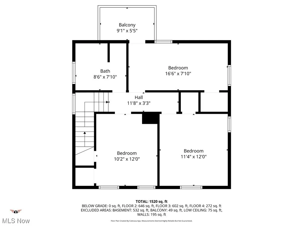 View of room layout