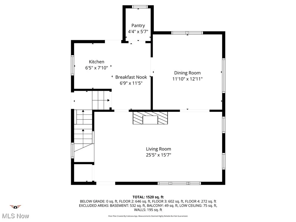 View of room layout