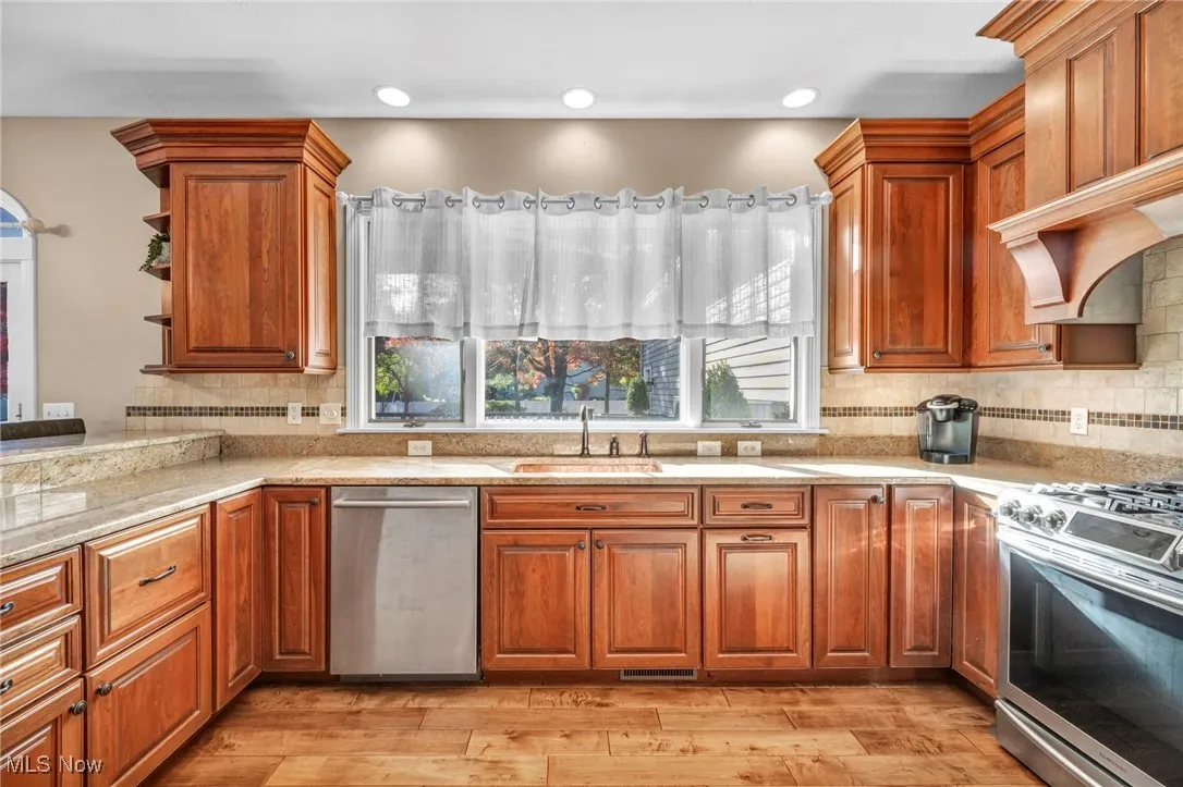 Cherry Cabinets with soft close drawers