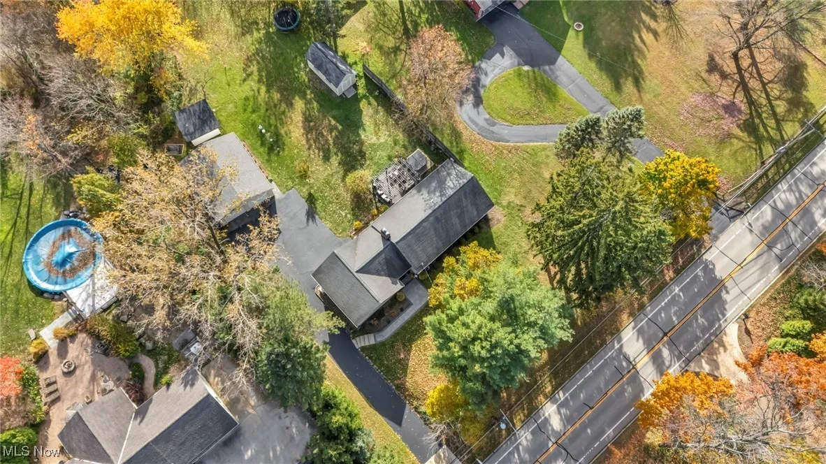 Aerial view of property's location