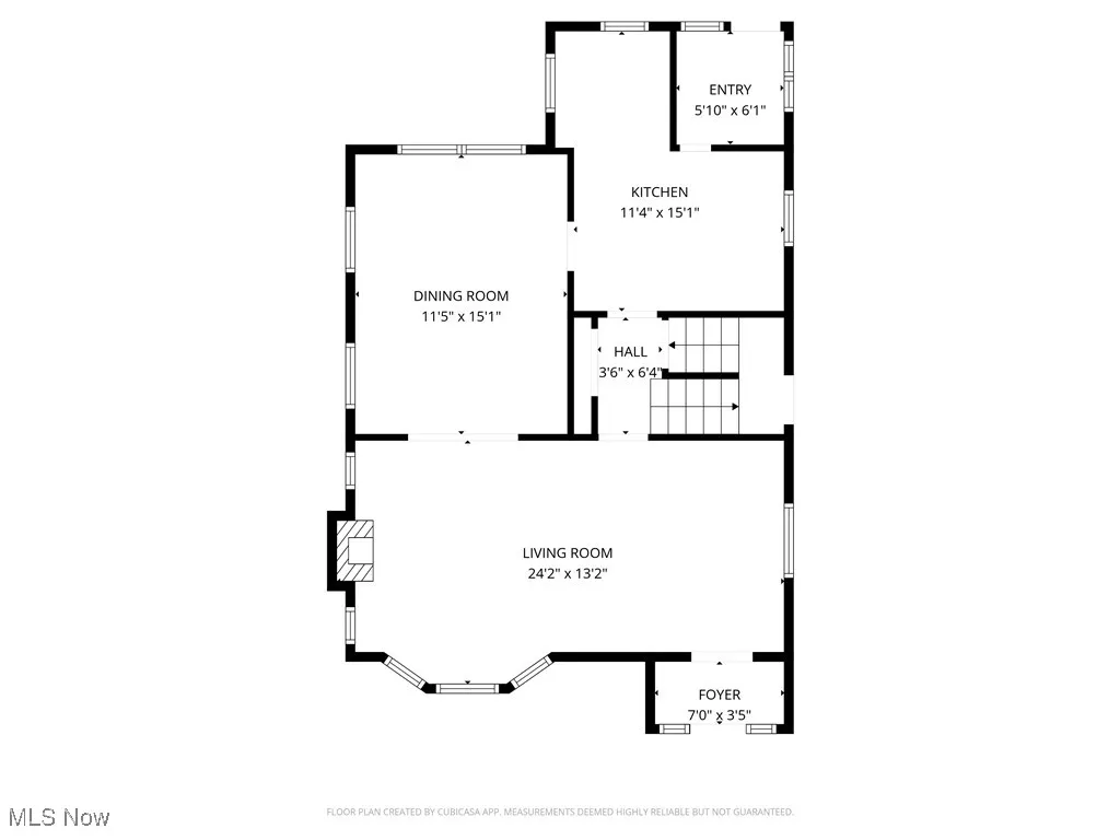 View of floor plan / room layout