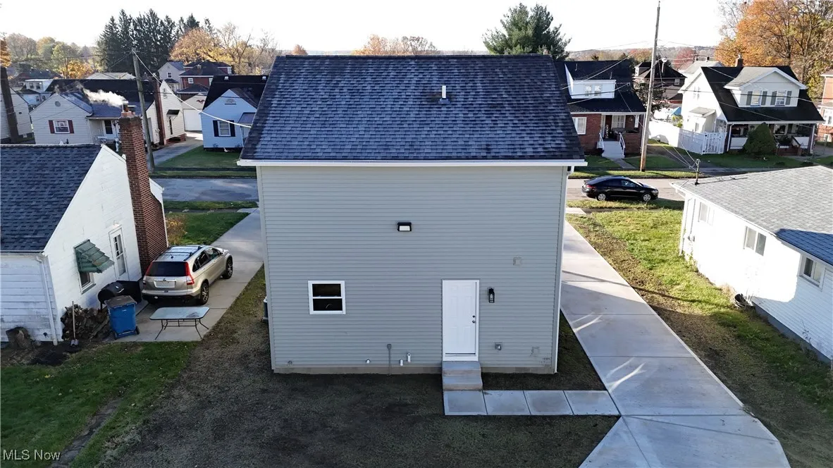 View of back of property