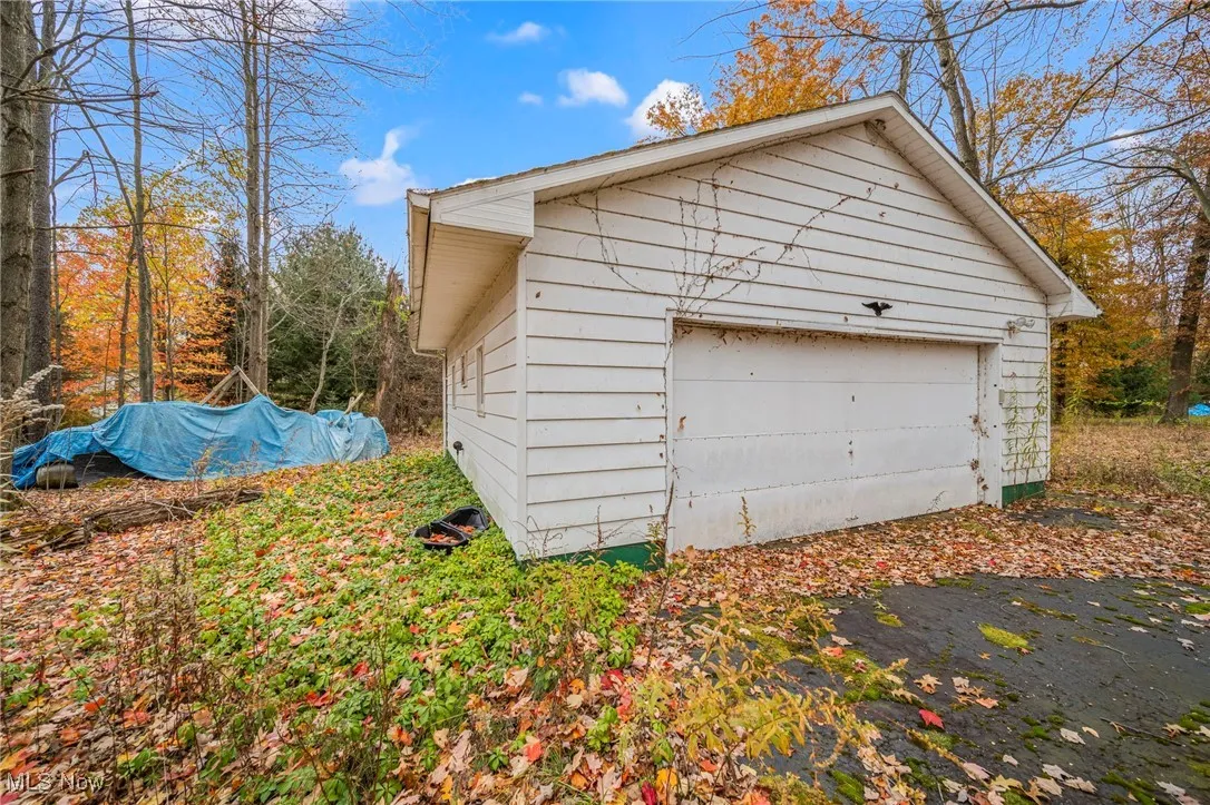 Large detached garage