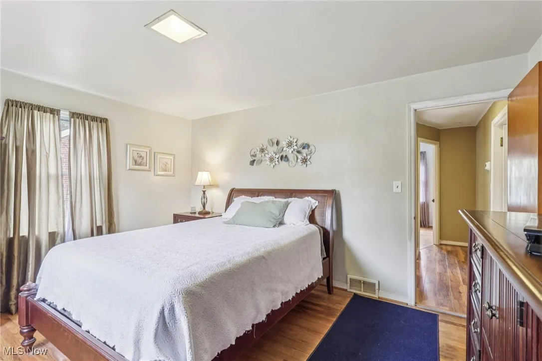 Bedroom featuring light wood-style flooring