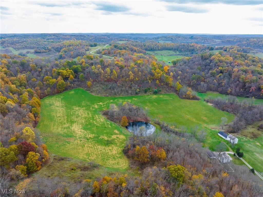 Aerial overview of property's location