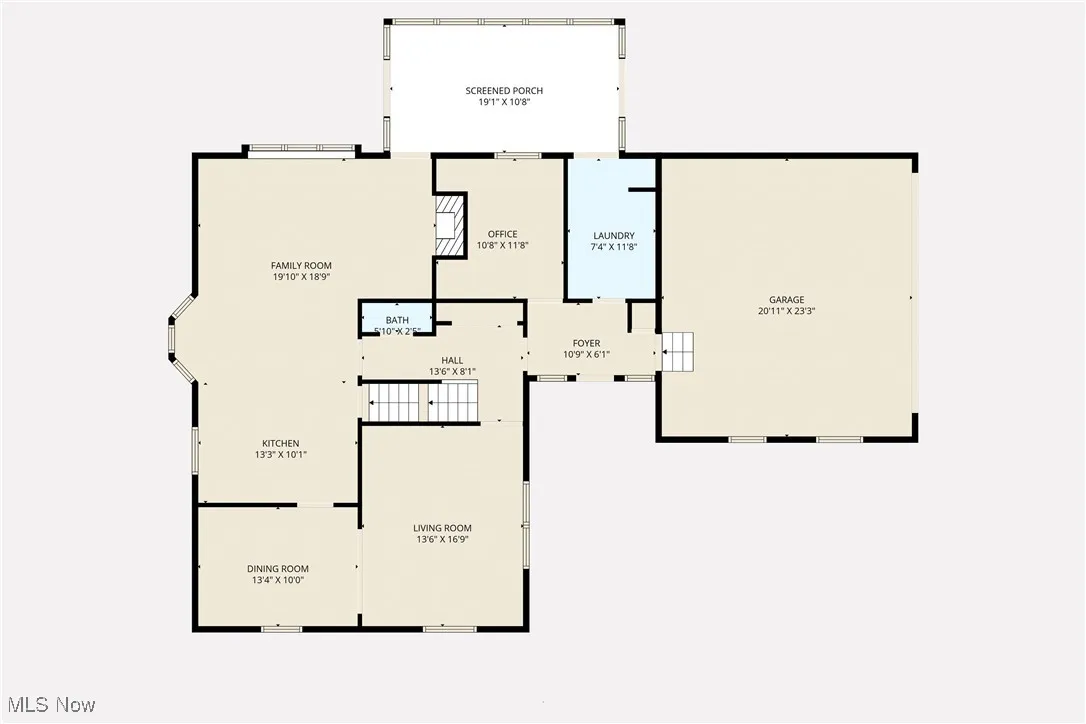 View of floor plan / room layout