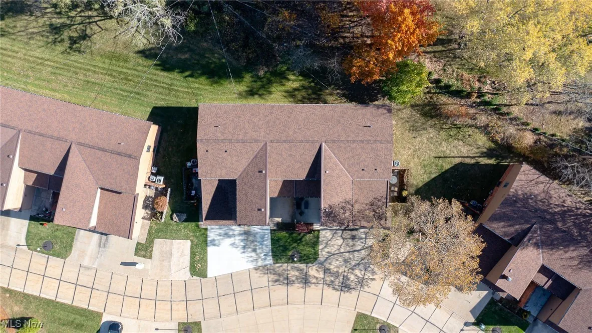 View from above of property