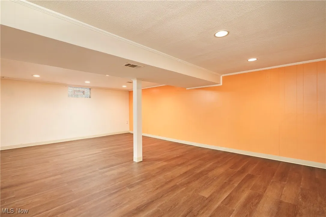 Recreation Room with new Flooring.