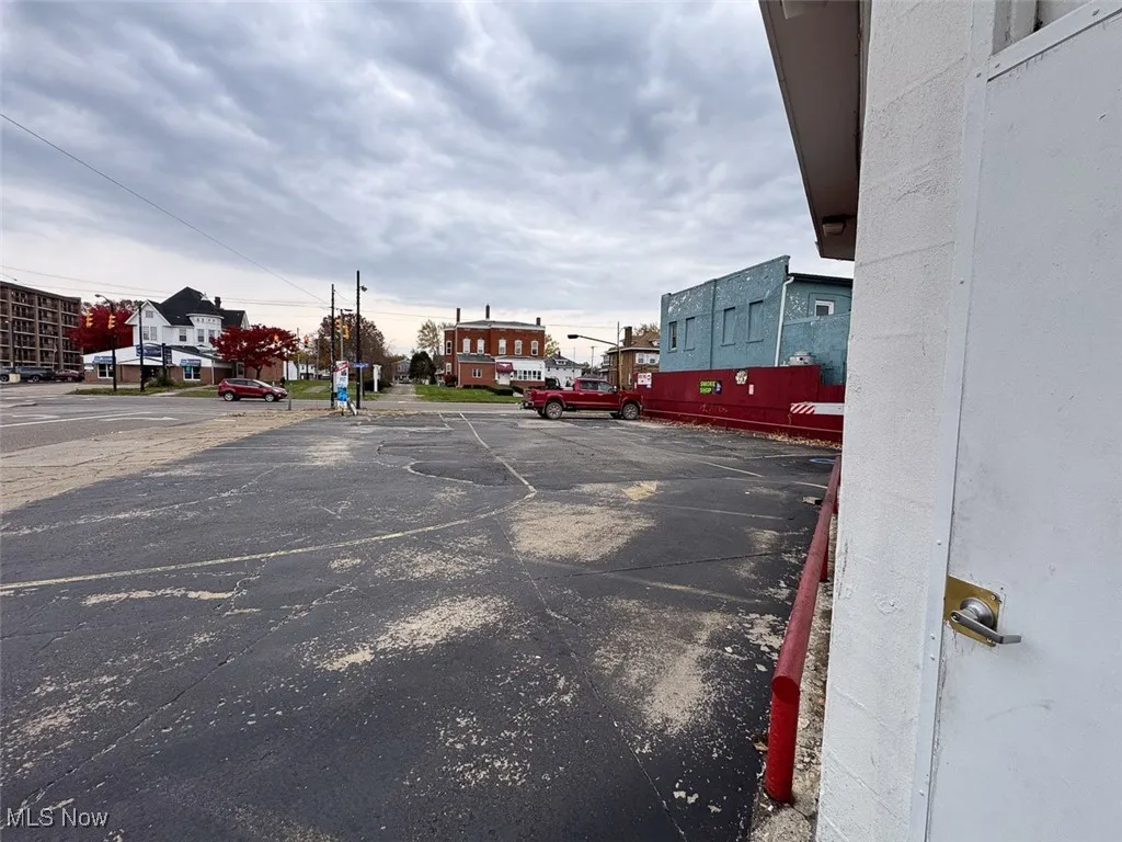 View of uncovered parking lot